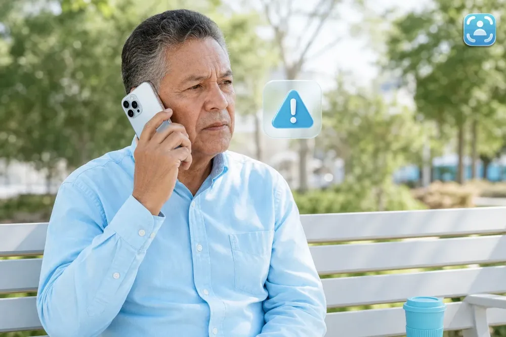 A retiree receives a threatening phone call from scammers impersonating the FTC warning of phone number deactivation